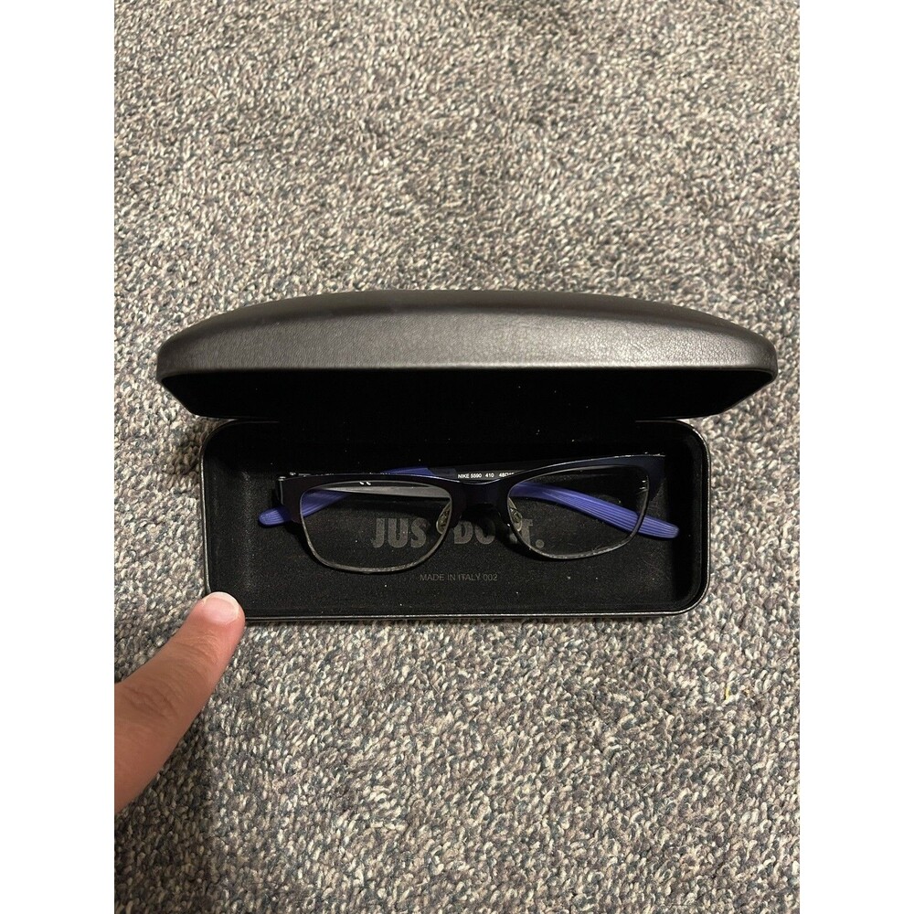 KIDS Nike 5590 410 Satin Navy Eyeglasses 48/16/130 DD12